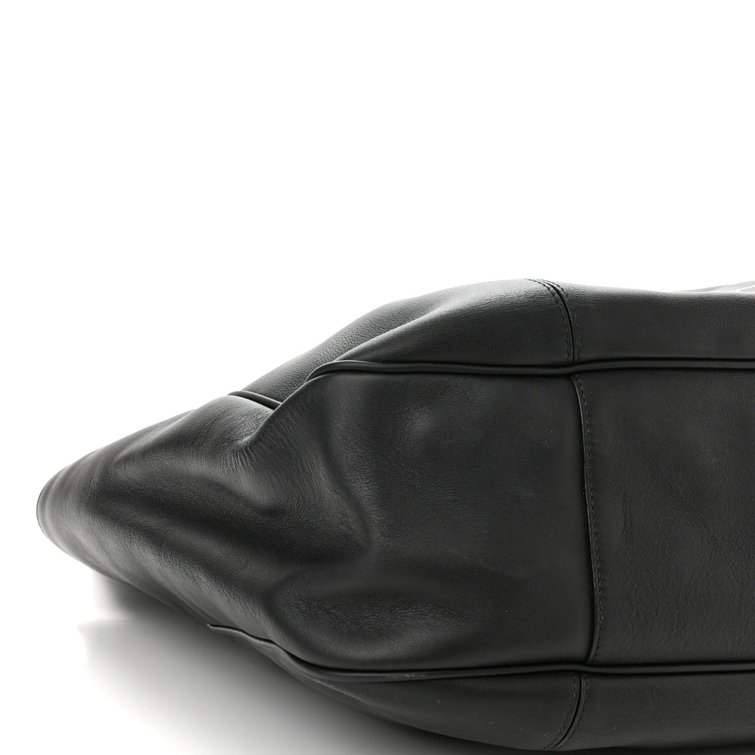 Salvatore Ferragamo Calfskin Elle Gancini Chain Hobo Black 10 of 11