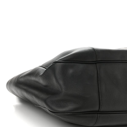 Salvatore Ferragamo Calfskin Elle Gancini Chain Hobo Black 10 of 11