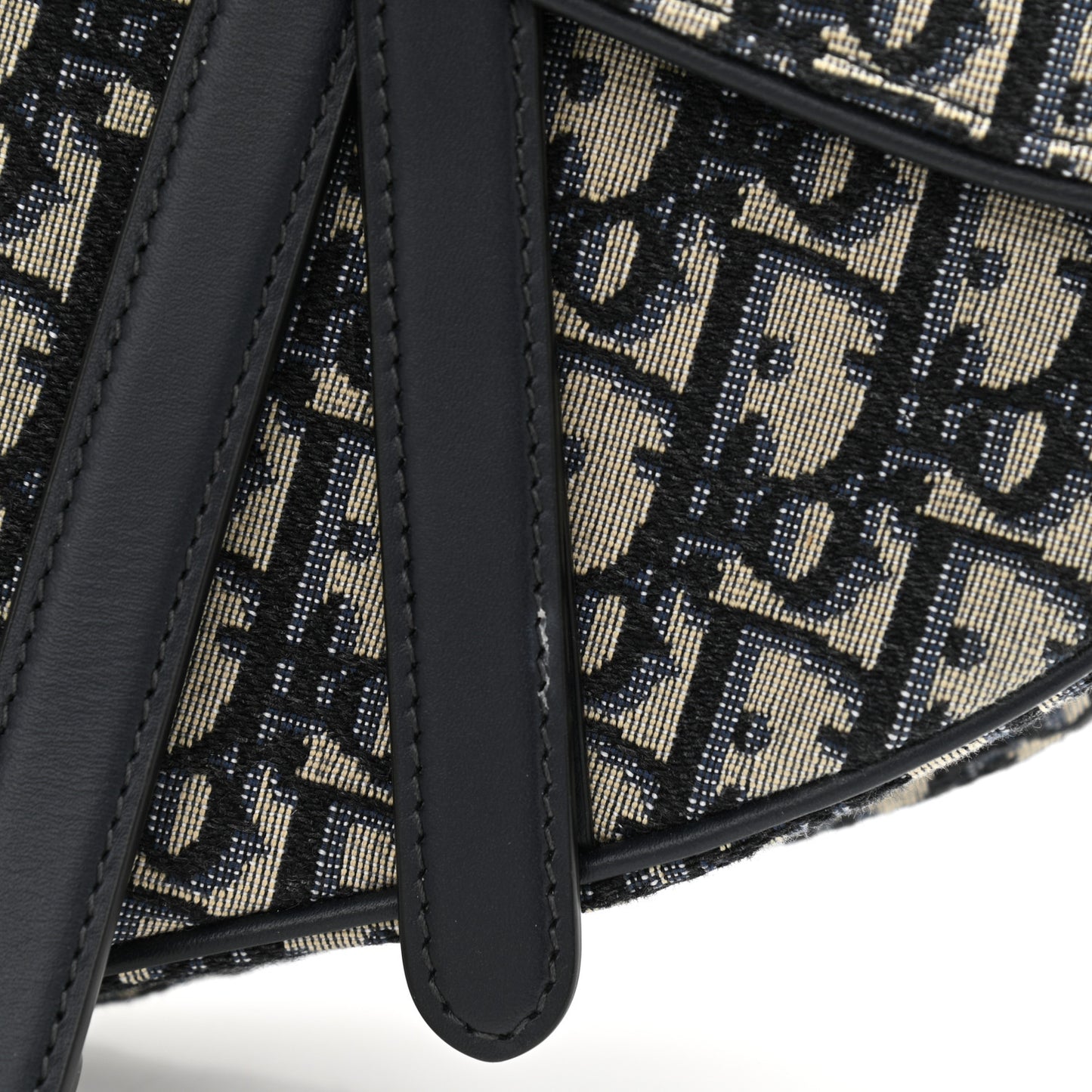 Oblique Saddle Bag Blue