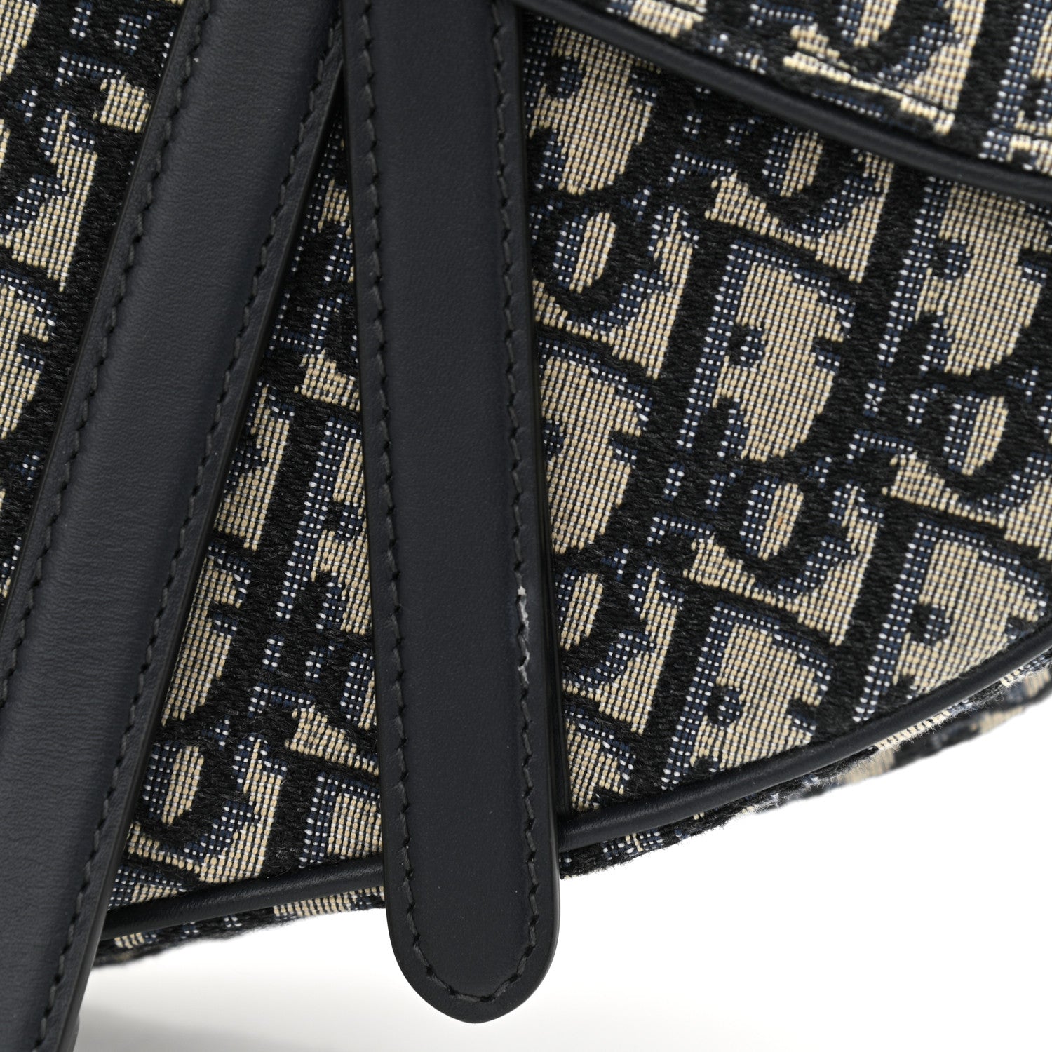 Christian Dior Oblique Saddle Bag Blue 11 of 11