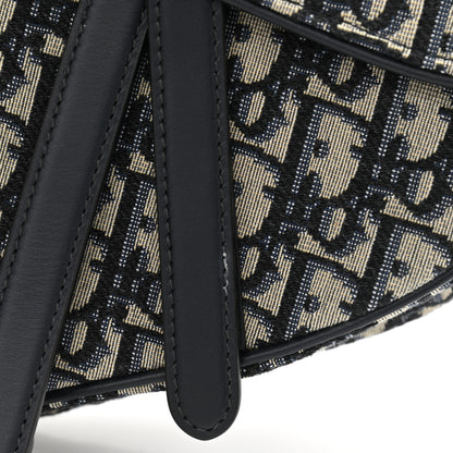 Christian Dior Oblique Saddle Bag Blue 11 of 11