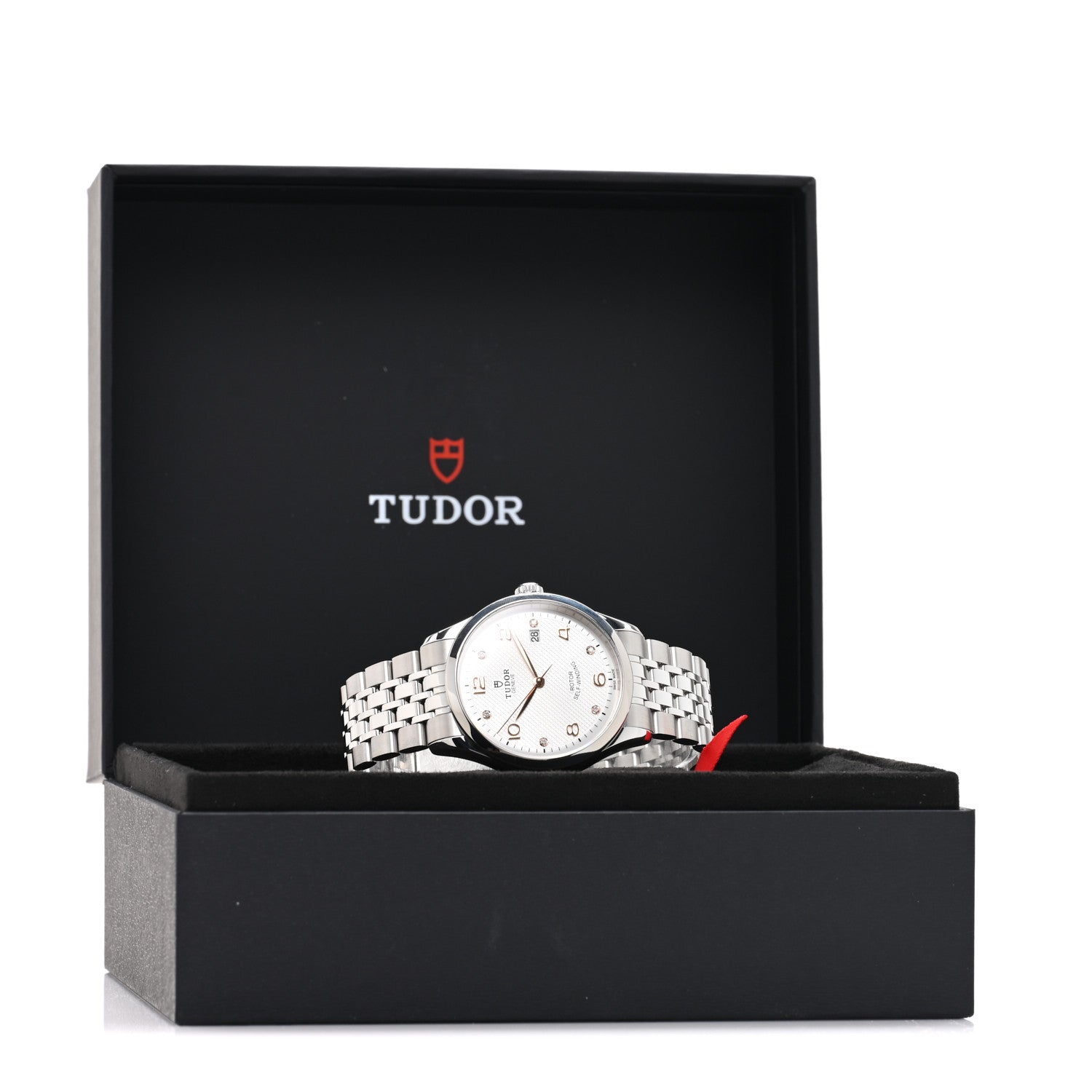 TUDOR Stainless Steel Diamond 39mm 1926 Automatic Watch White 91550 5 of 5