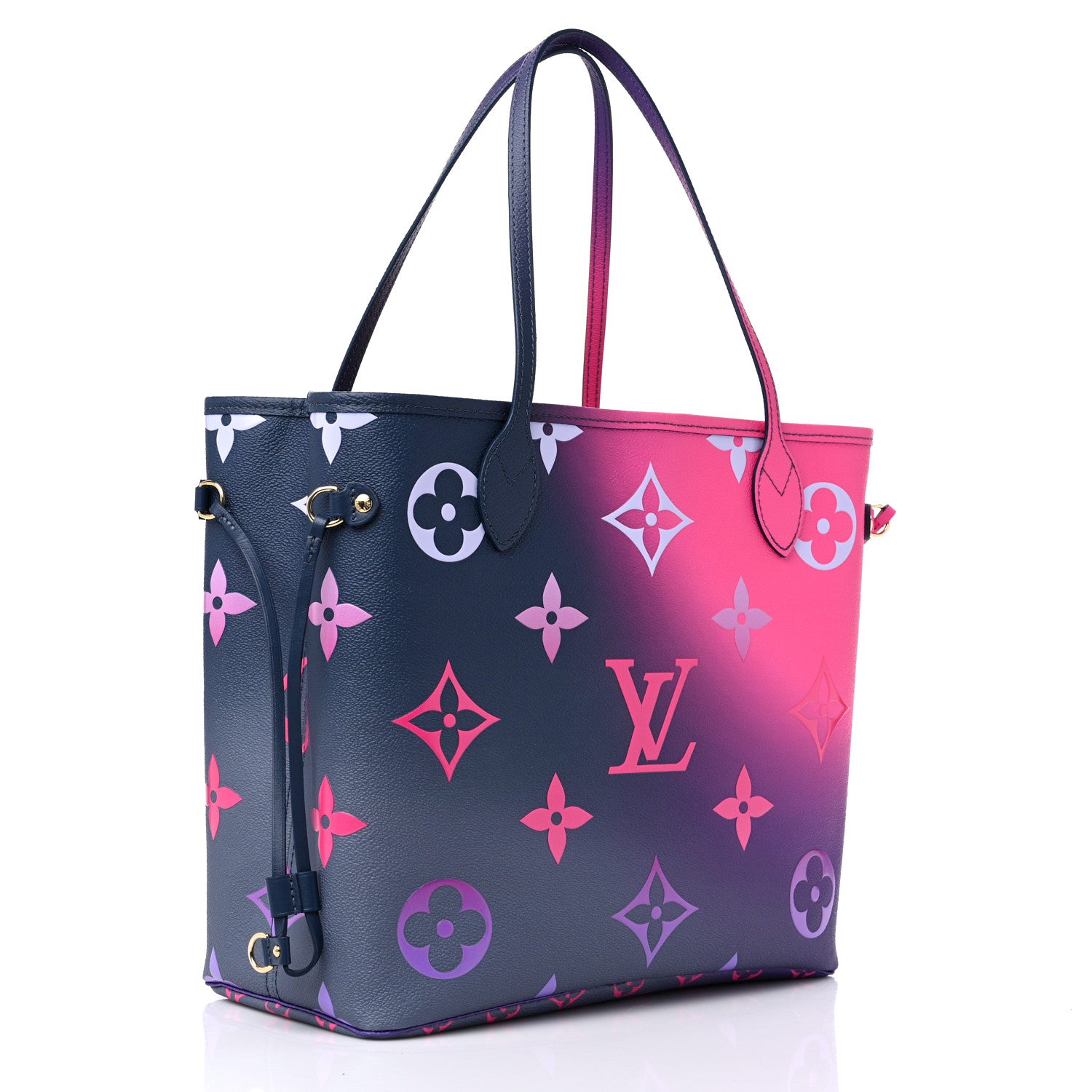 Louis Vuitton Monogram Giant Spring In The City Neverfull MM Midnight Fuchsia 3 of 9