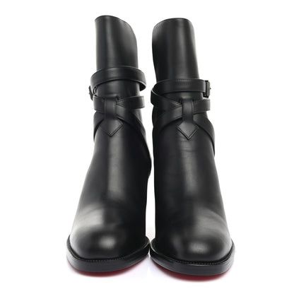 Christian Louboutin Calfskin Karistrap 70 Ankle Boots 39.5 Black 2 of 6