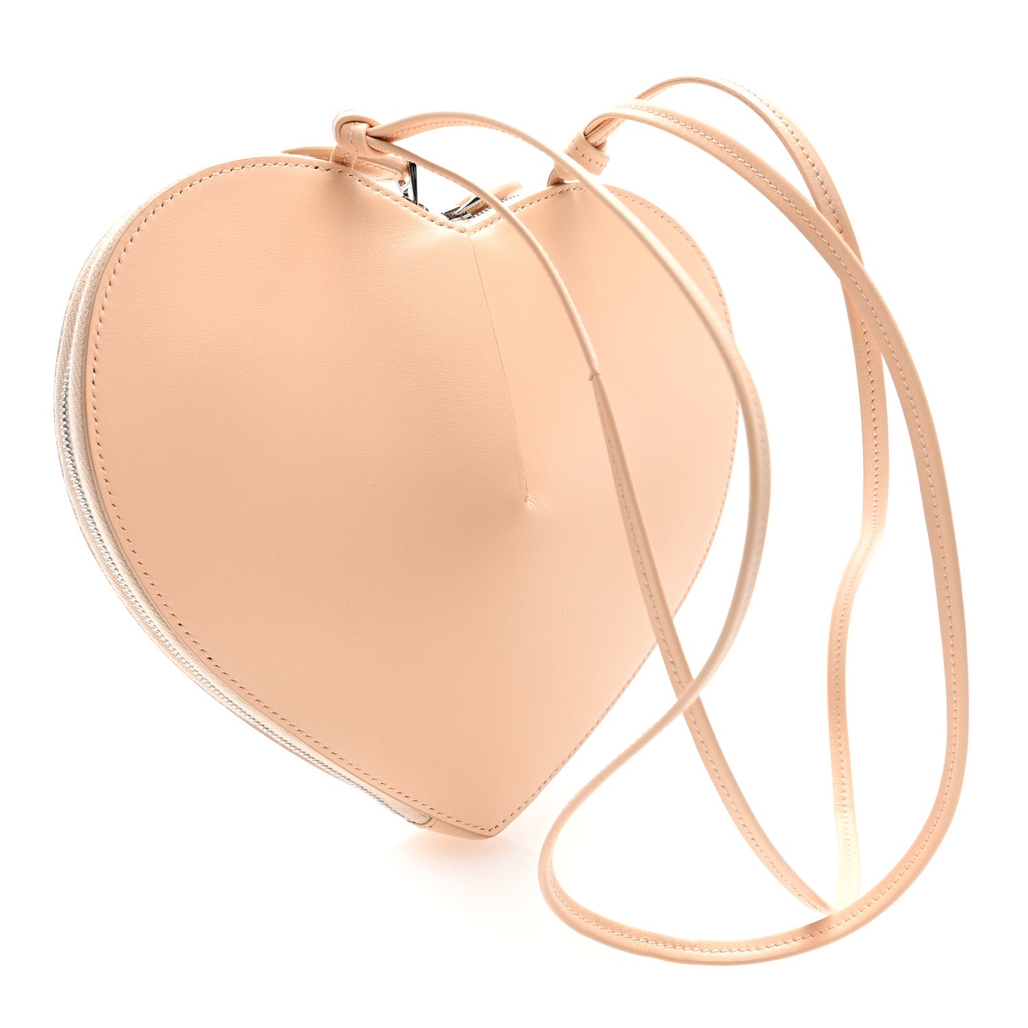 Alaia Lux Calfskin Le Coeur Bag Lacquer Peche 3 of 8