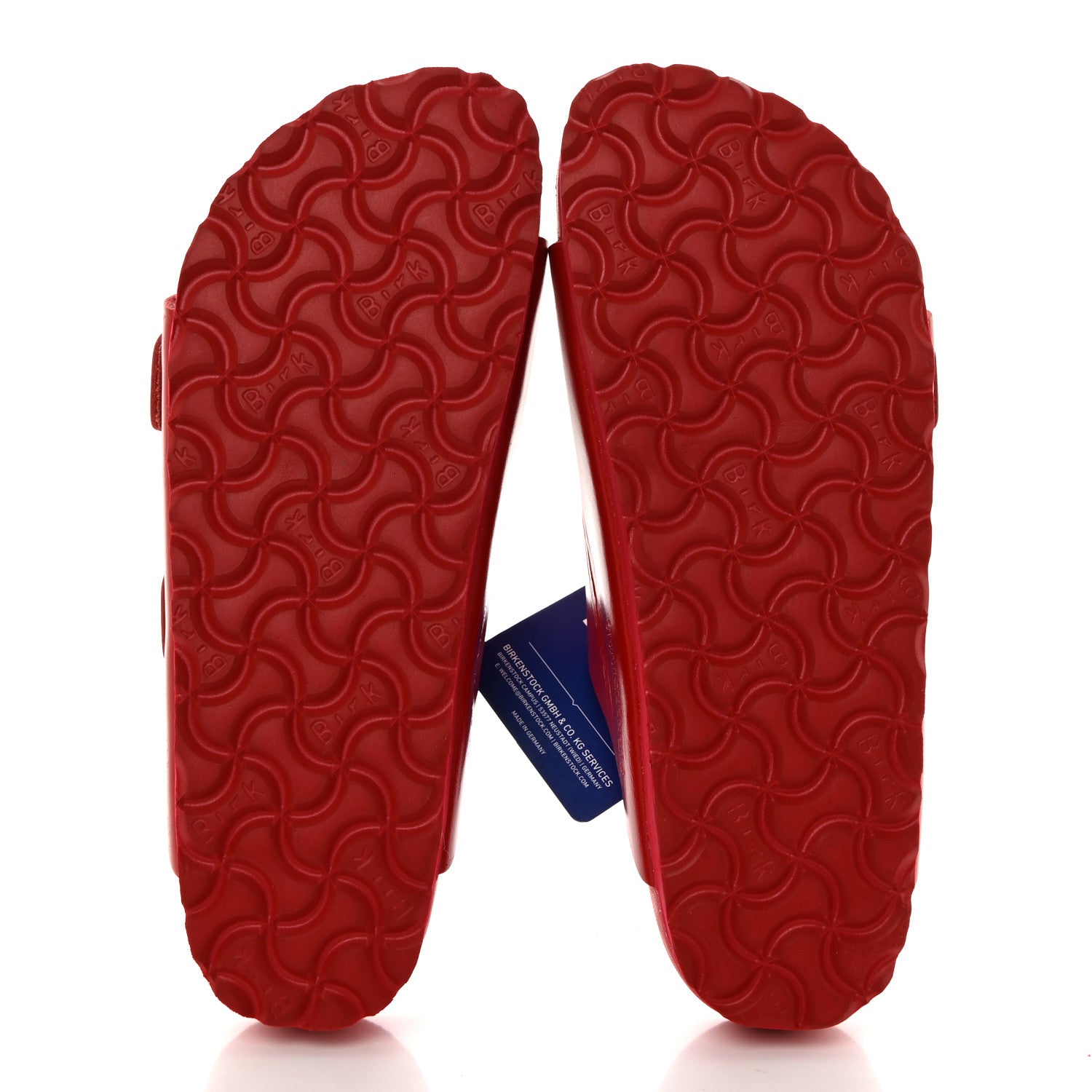 Valentino Garavani X BIRKENSTOCK Calfskin Arizona Slide Sandals 36 Rouge Pur 5 of 7