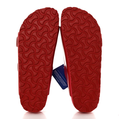 Valentino Garavani X BIRKENSTOCK Calfskin Arizona Slide Sandals 36 Rouge Pur 5 of 7