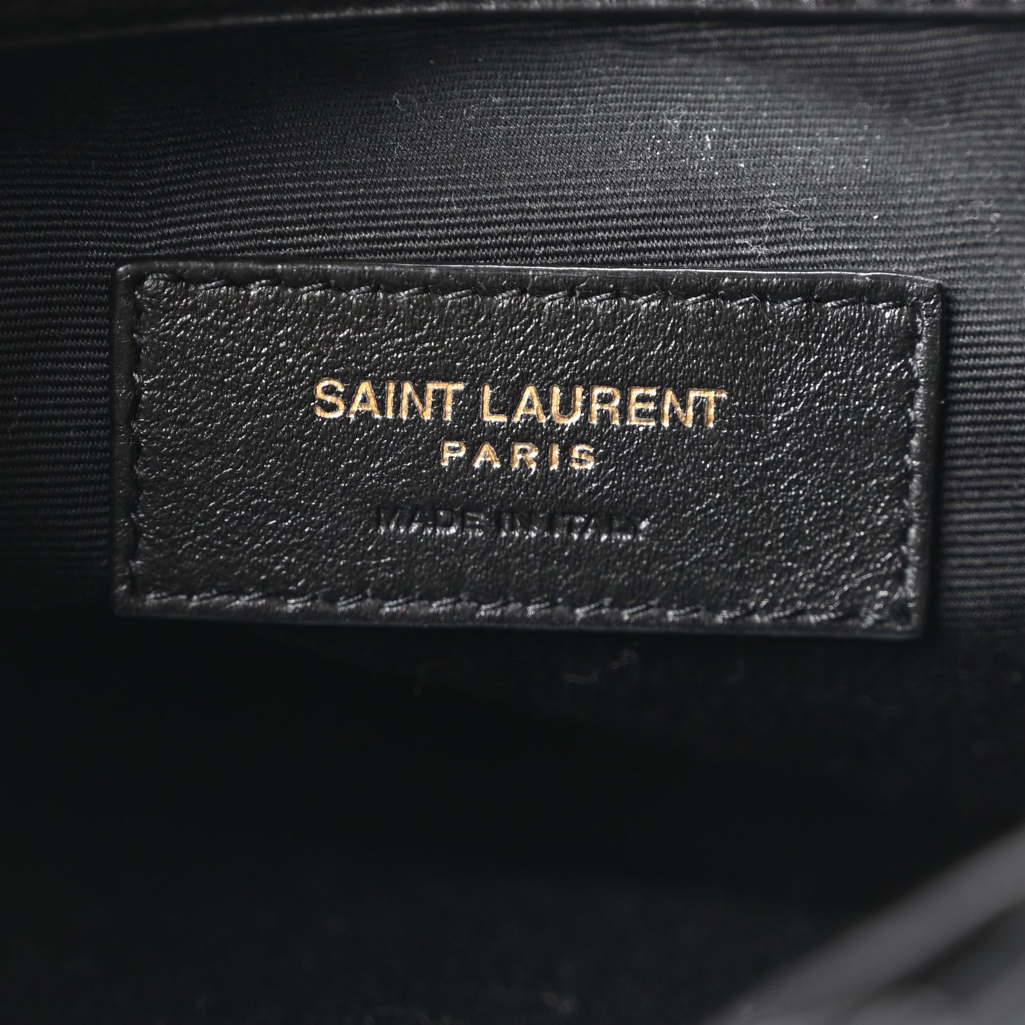 Lambskin Carre Quilted Small Cassandre Bucket Bag Black