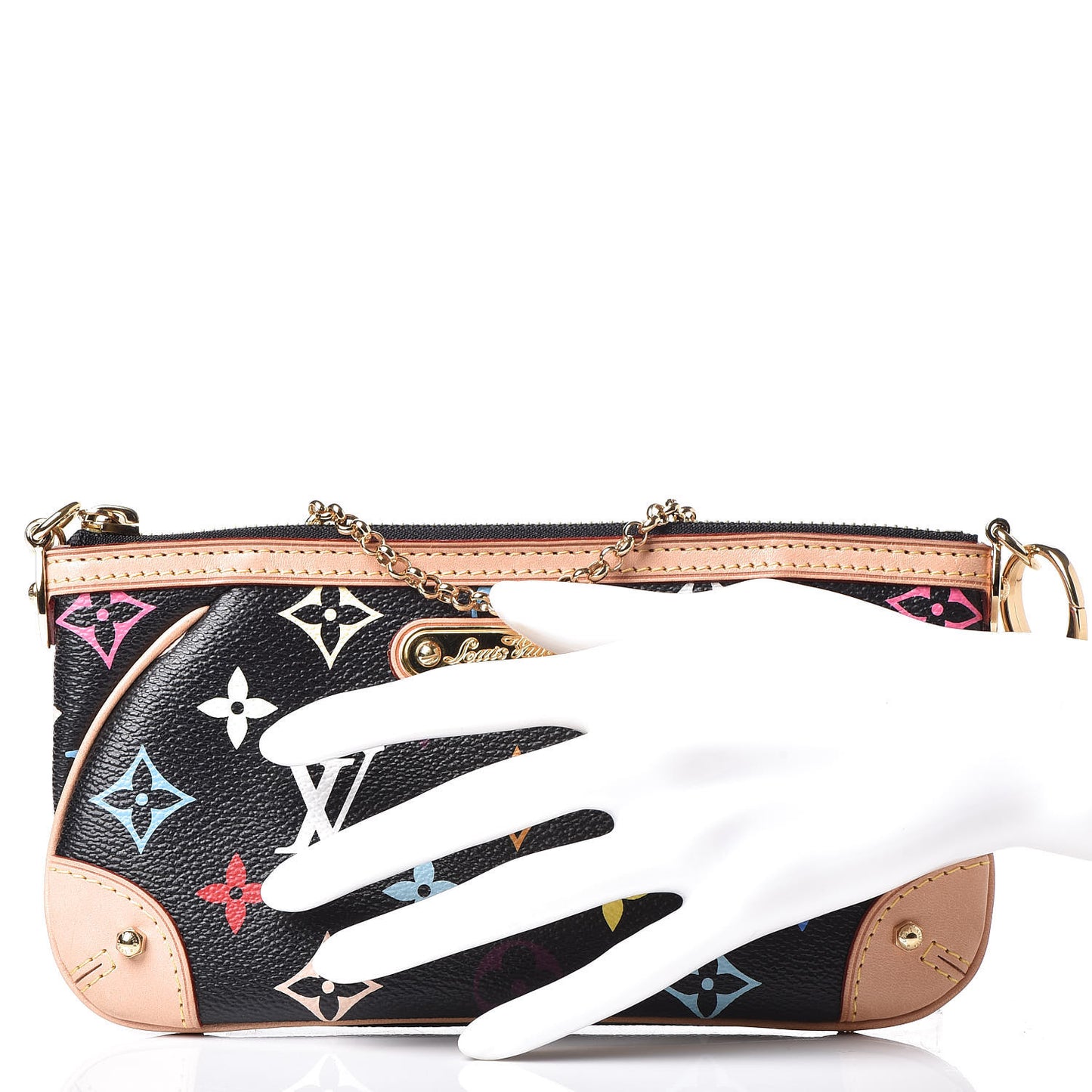 Monogram Multicolor Pochette Milla MM Black