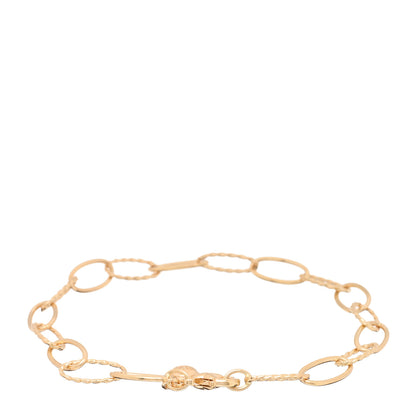 David Yurman 18K Yellow Gold Oval Link Bracelet 2 of 3