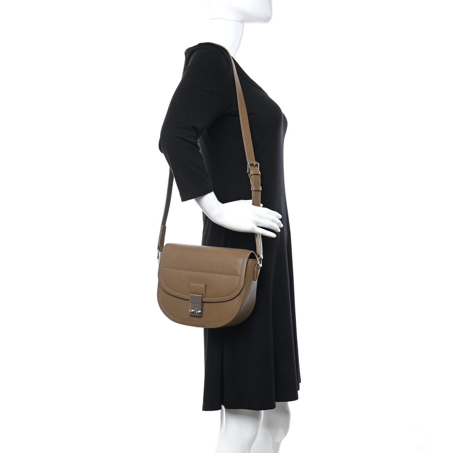 3.1 Phillip Lim Calfskin Mini Pashli Saddle Belt Bag Brown 2 of 10