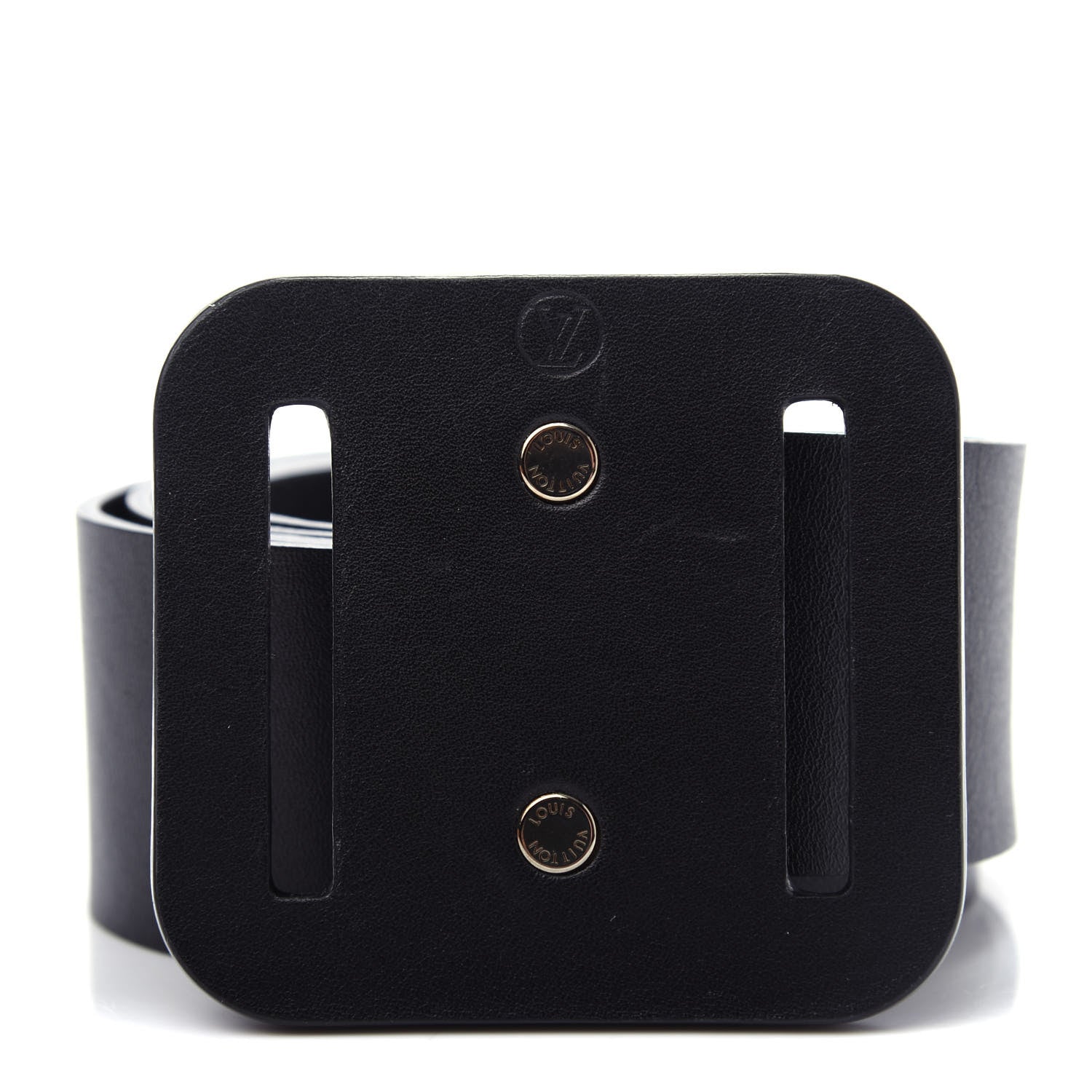 Louis Vuitton Calfskin 40mm Belt 80 32 Black 1 of 4