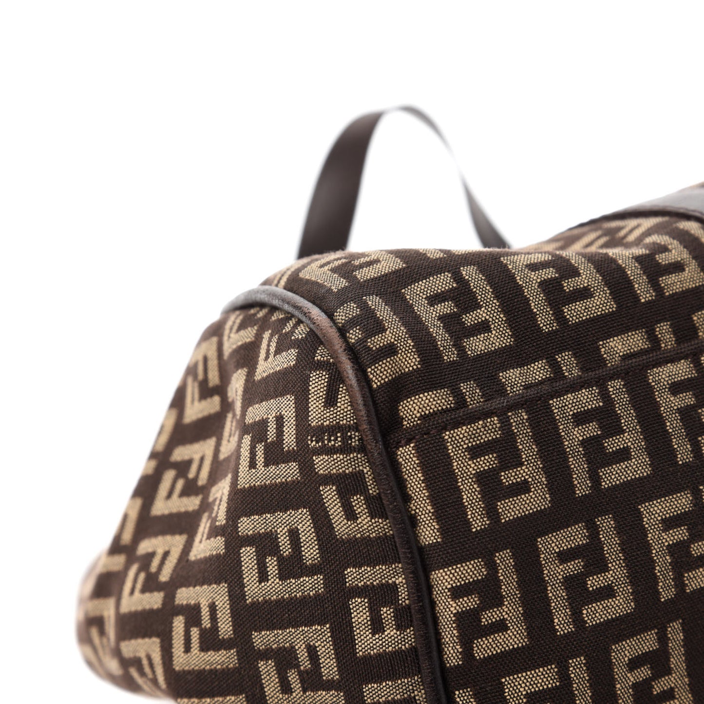 Zucchino Vitello Shoulder Bag Testa di Moro Beige