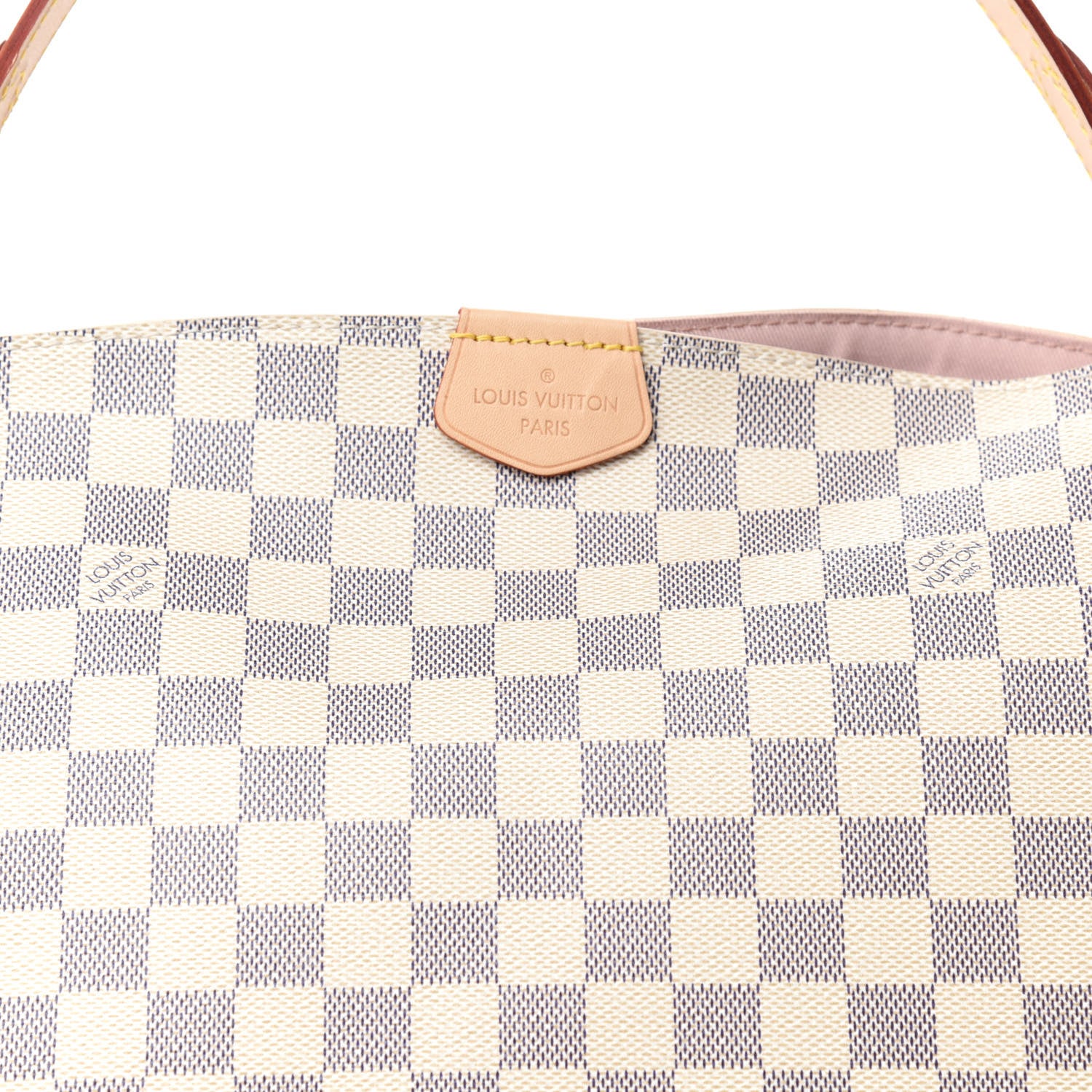 Louis Vuitton Damier Azur Graceful PM Rose Ballerine 11 of 11