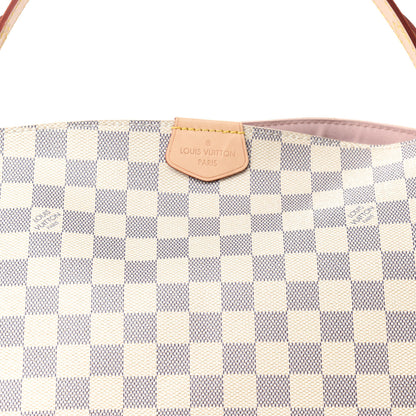 Louis Vuitton Damier Azur Graceful PM Rose Ballerine 11 of 11