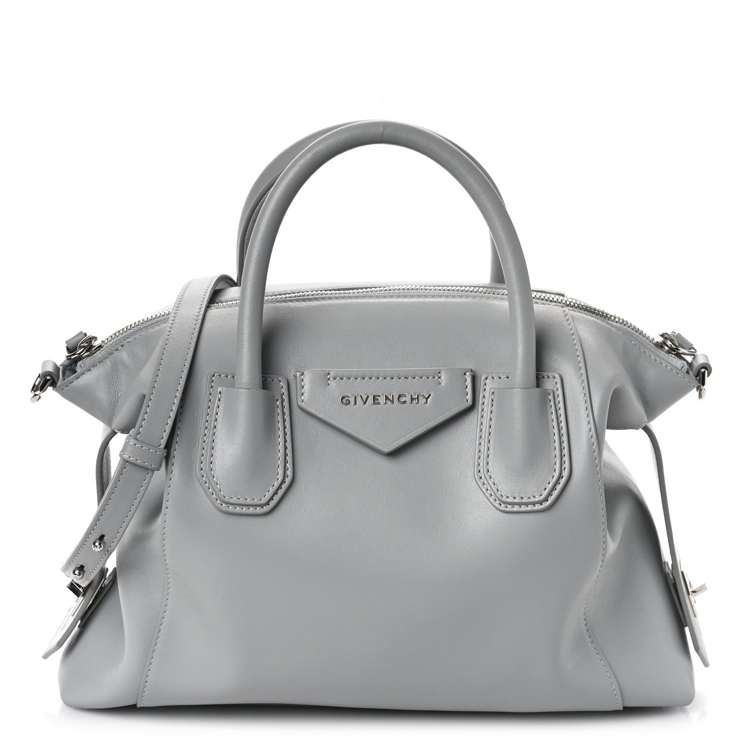 Givenchy Smooth Calfskin Small Soft Antigona Cloud Grey 1 of 8