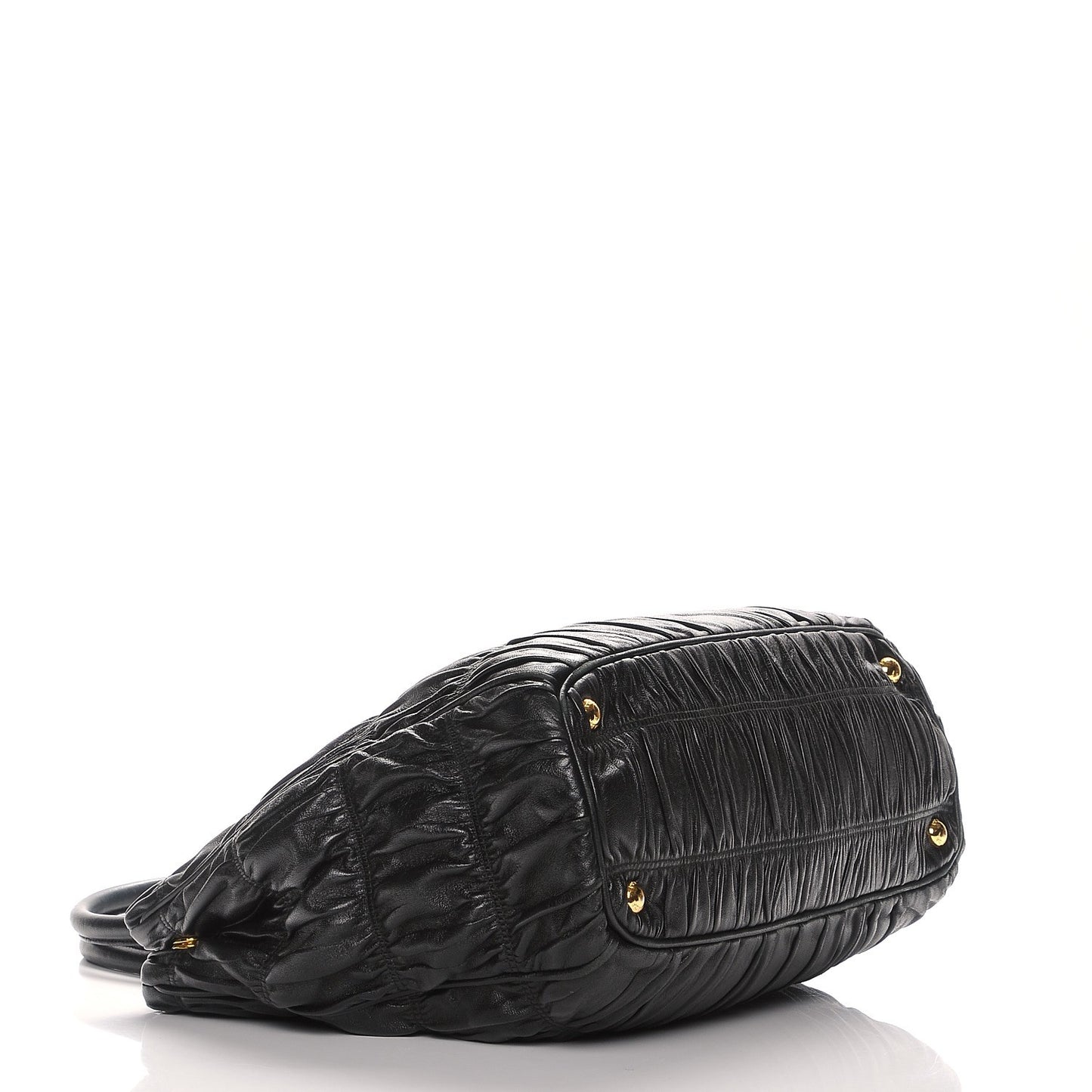 Nappa Gaufre Tote Black
