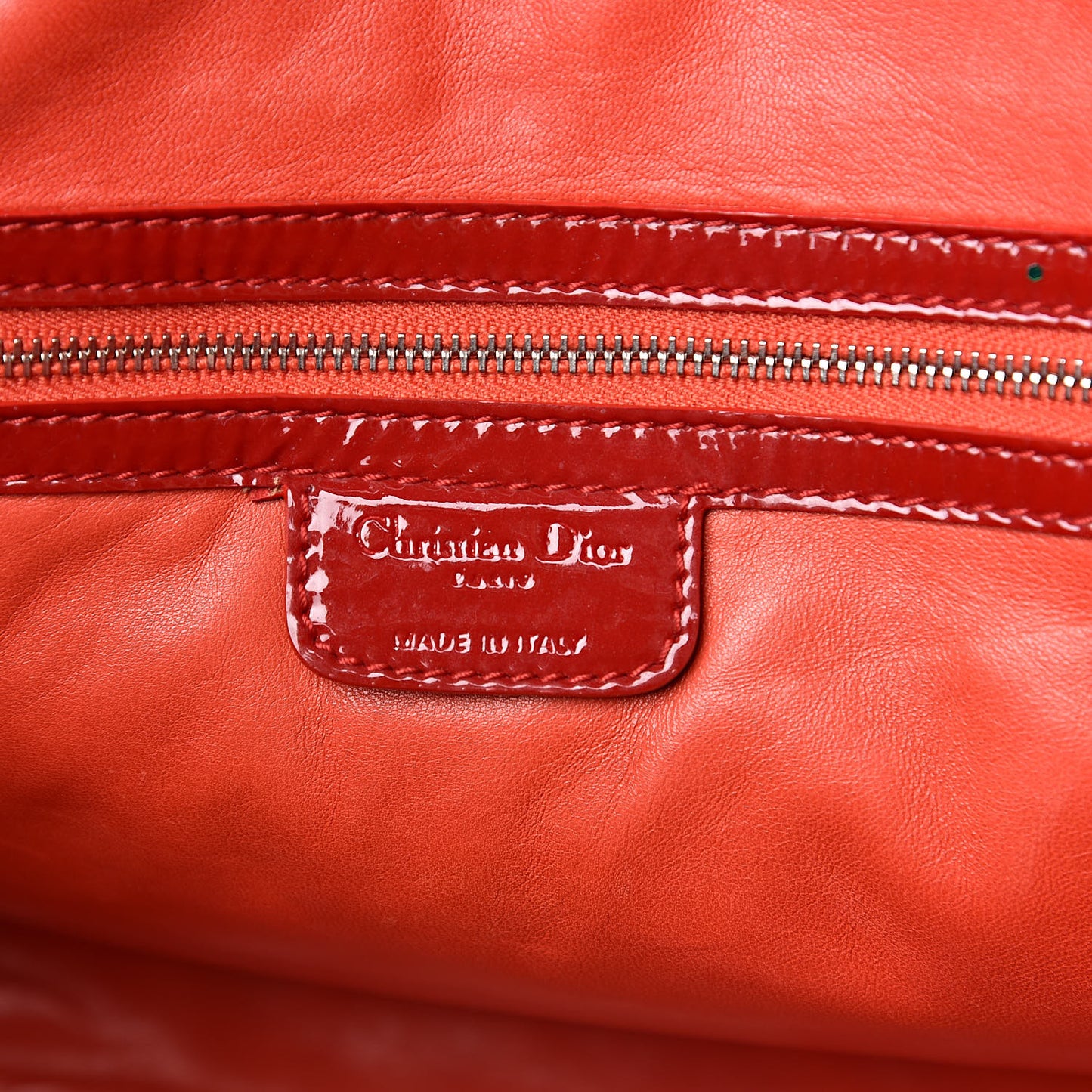 Pony Hair Patent 61 Tote Red