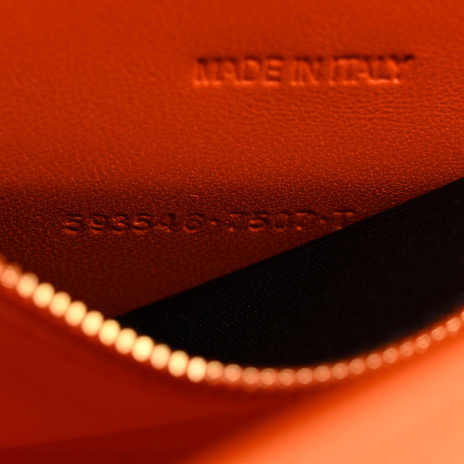 Balenciaga Shiny Calfskin Crocodile Embossed Small Hourglass Top Handle Bag Orange 8 of 11