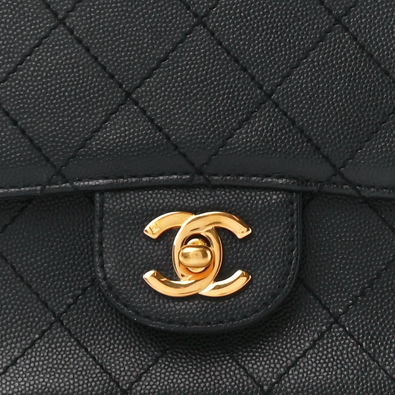 Chanel Caviar Quilted Medium Single Flap Black 9 of 11
