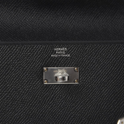 Hermes Epsom Kelly Longue Wallet Black 7 of 9