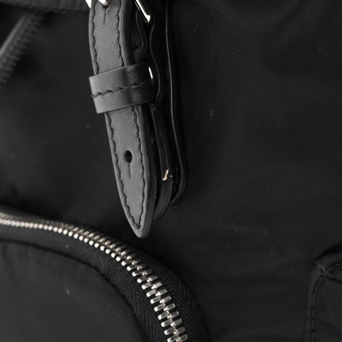 Nylon Logo Print Small Rucksack Backpack