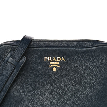 Prada Vitello Phenix Camera Bag Baltico 7 of 9