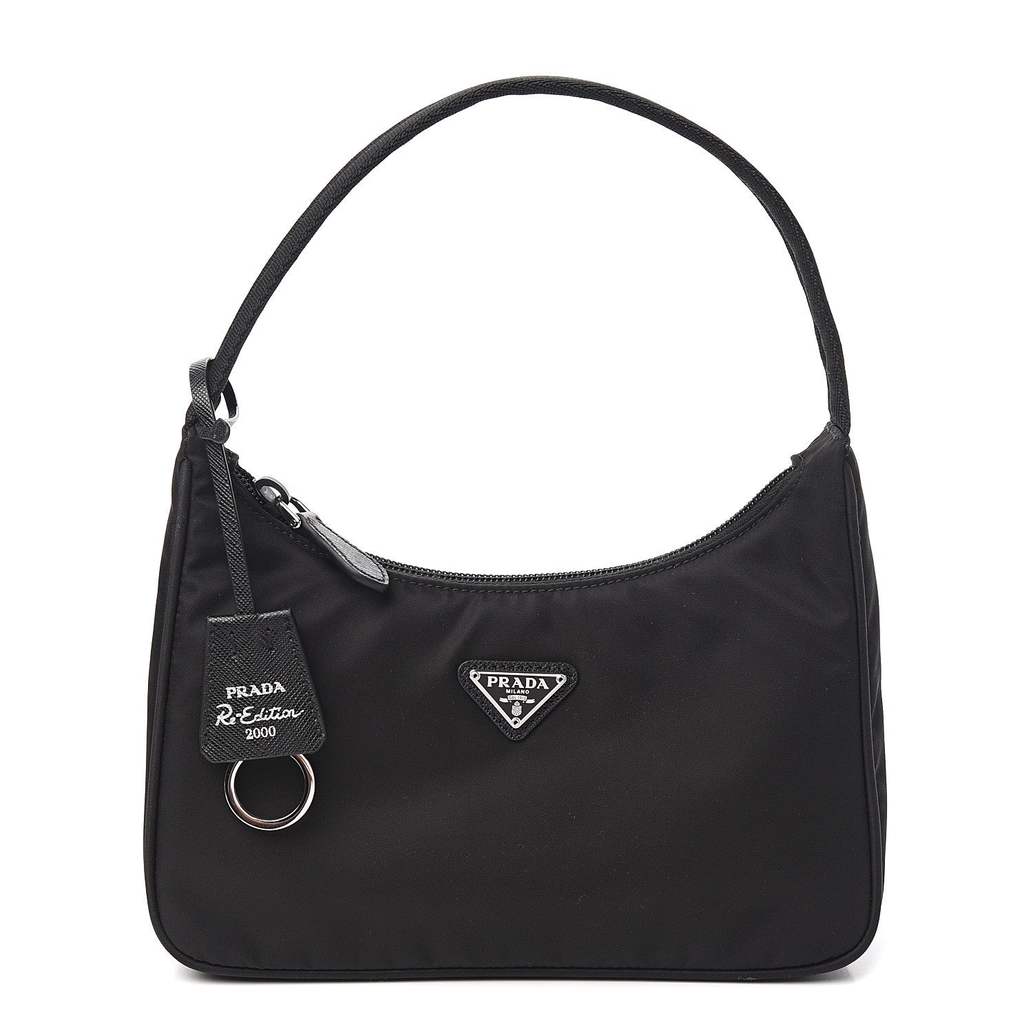 Prada Tessuto Nylon Mini Re-Edition 2000 Bag Black 1 of 9