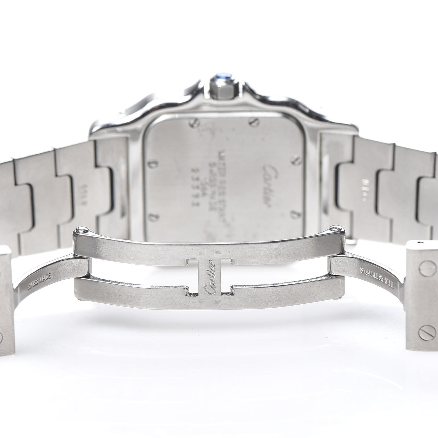 Stainless Steel 29mm Santos De Galbee Quartz Watch