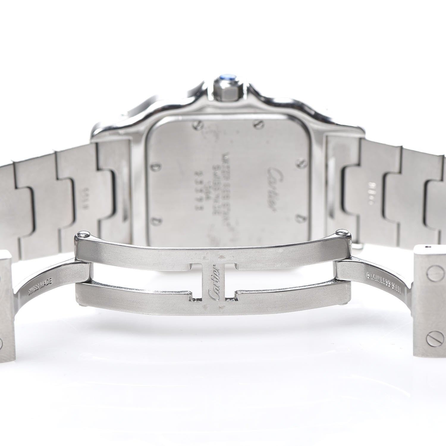 Cartier Stainless Steel 29mm Santos De Galbee Quartz Watch 6 of 6