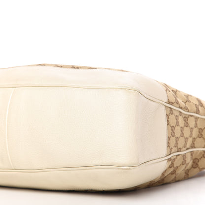 Gucci Monogram Medium Diana Bamboo Shoulder Bag Off White 7 of 10