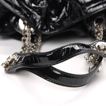 Christian Dior Patent Cannage Medium Le Trente Tote Black 8 of 10