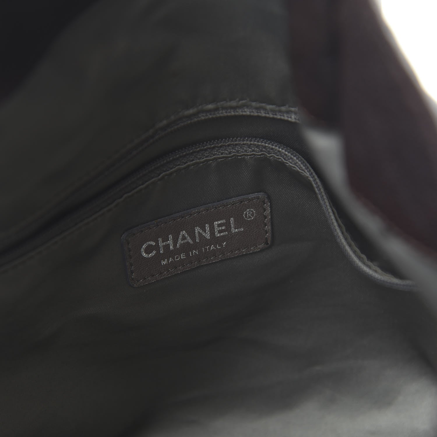 Chanel Glazed Caviar Large Pocket In The City Tote Brown 9 of 11