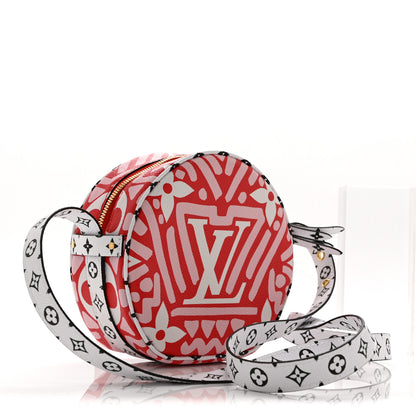 Louis Vuitton Monogram Giant Crafty Boite Chapeau Souple PM Rouge Rose Creme 3 of 9