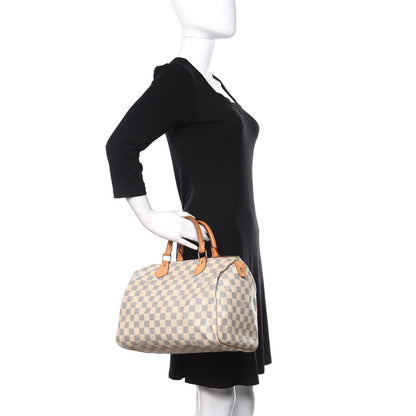 Louis Vuitton Damier Azur Speedy 30 2 of 18