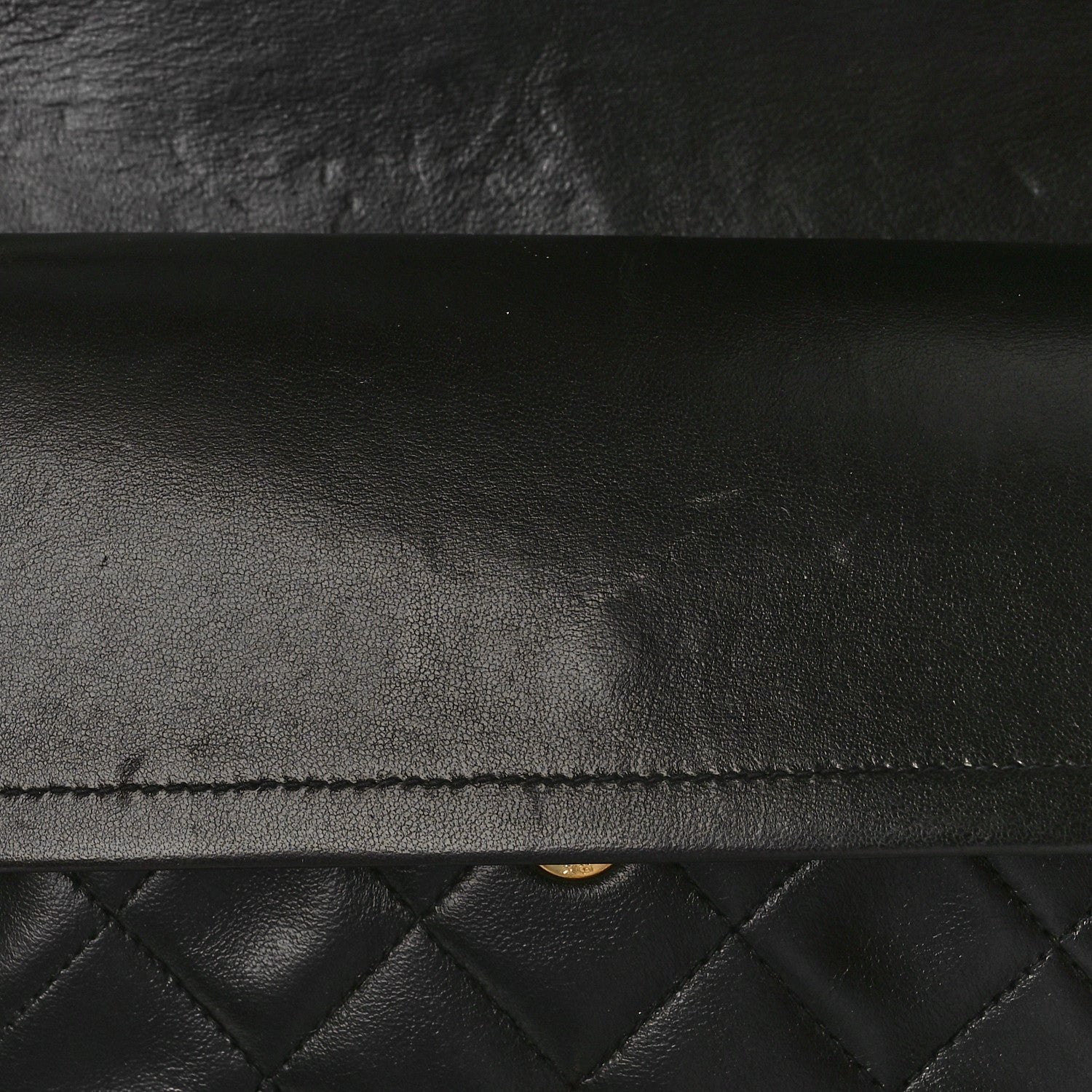 Chanel Lambskin Quilted Medium Double Flap Black 15 of 15