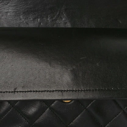 Chanel Lambskin Quilted Medium Double Flap Black 15 of 15