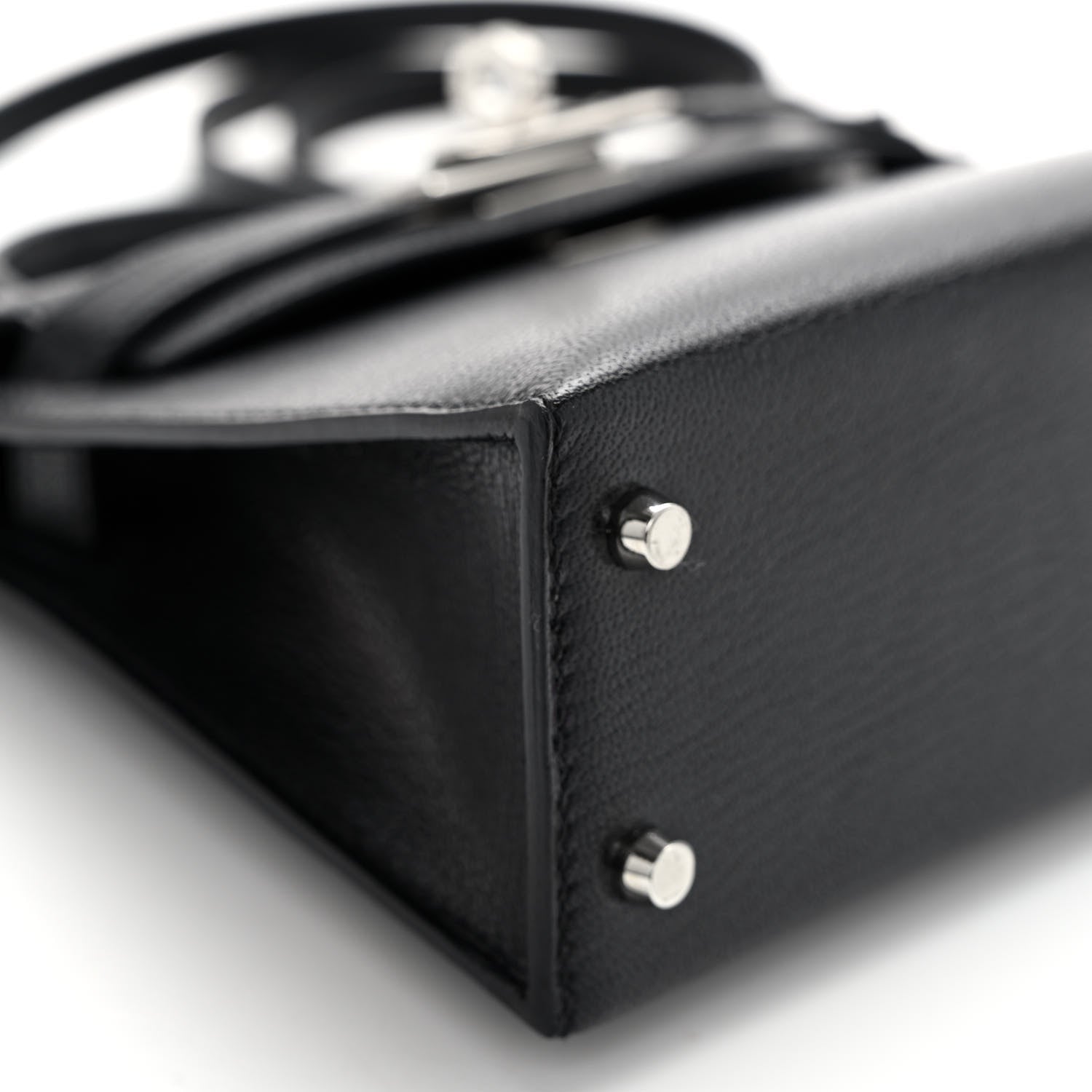 Hermes Chevre Chamkila Mini Kelly Sellier 20 Black 8 of 11