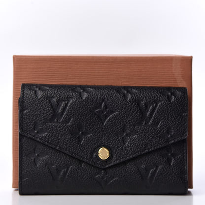 Louis Vuitton Empreinte Compact Curieuse Wallet Black 8 of 8