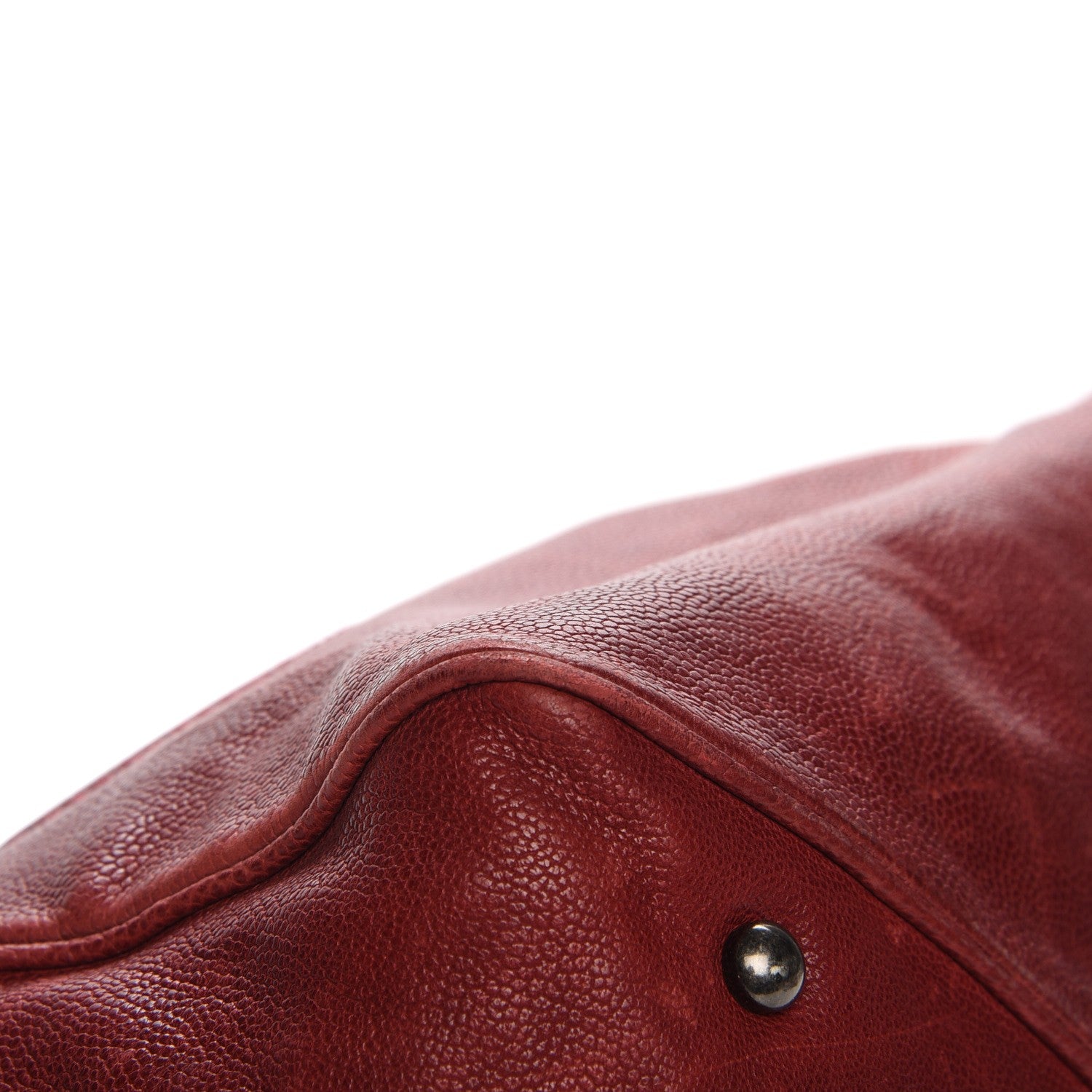 Chanel Distressed Caviar Outdoor Ligne Tote Red 8 of 11