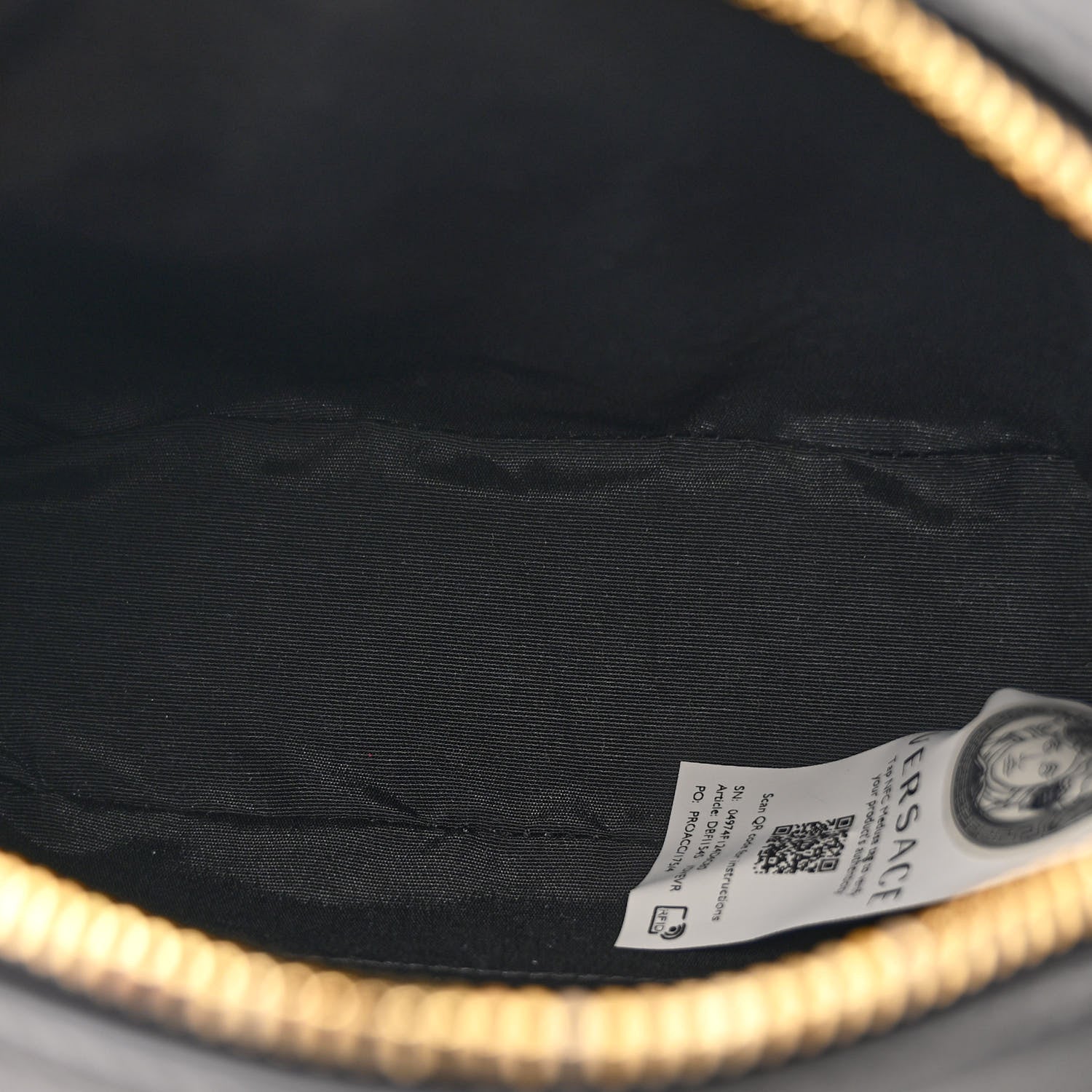 Versace Nappa Virtus Camera Bag Black 5 of 10