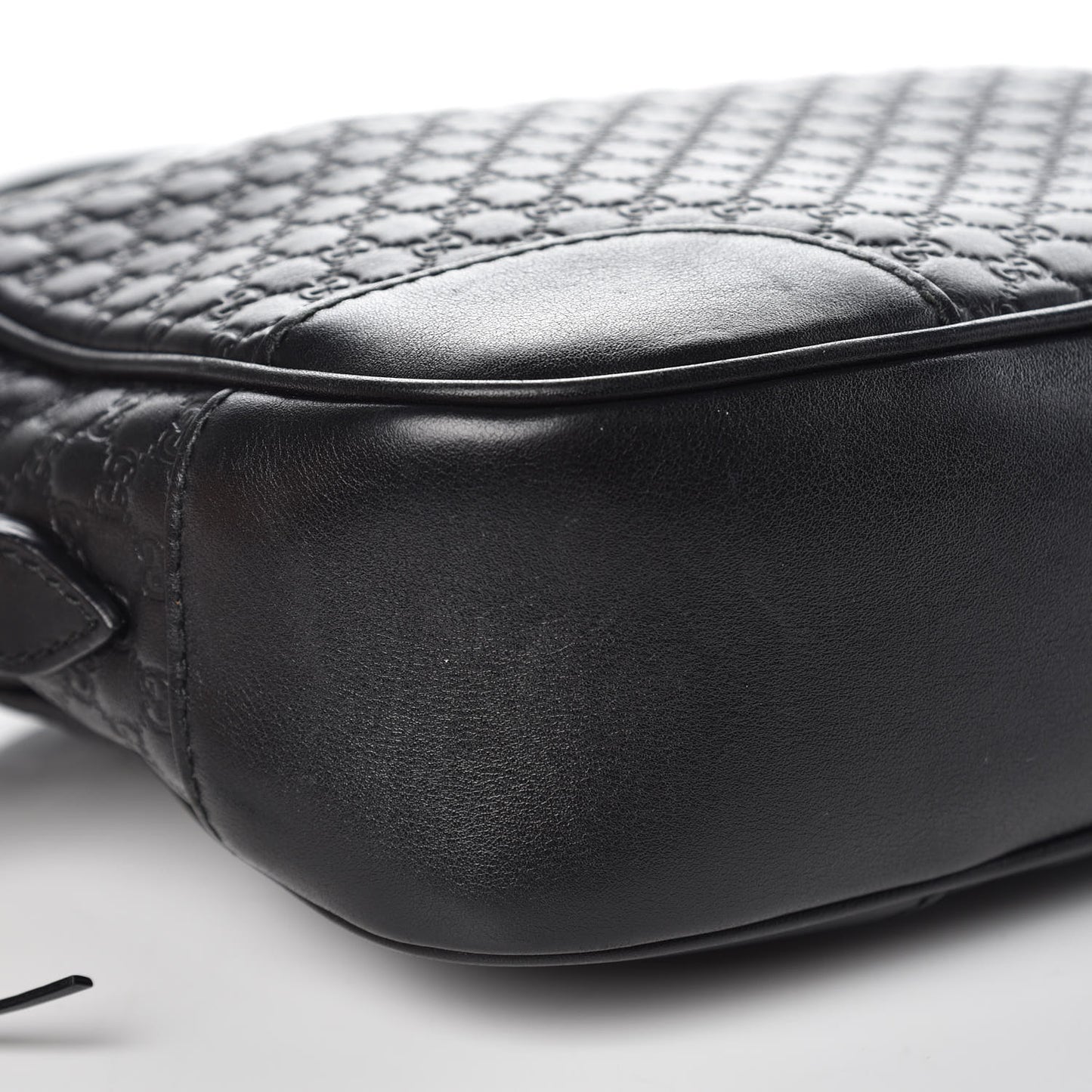 Microguccissima Mini Bree Messenger Bag Black