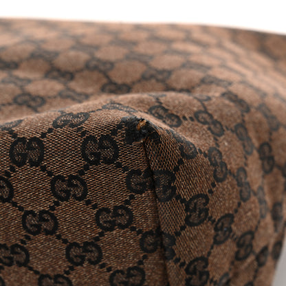 Gucci Monogram Denim Large Tote Brown 11 of 14