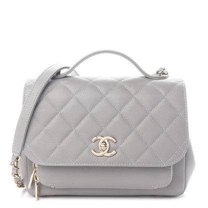 Chanel Caviar Quilted Medium Business Affinity Flap Grey 1 of 9