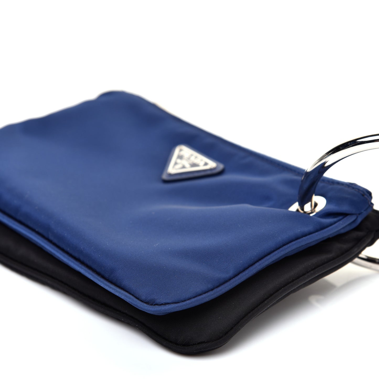 Tessuto Nylon Pouch Set Royal Black