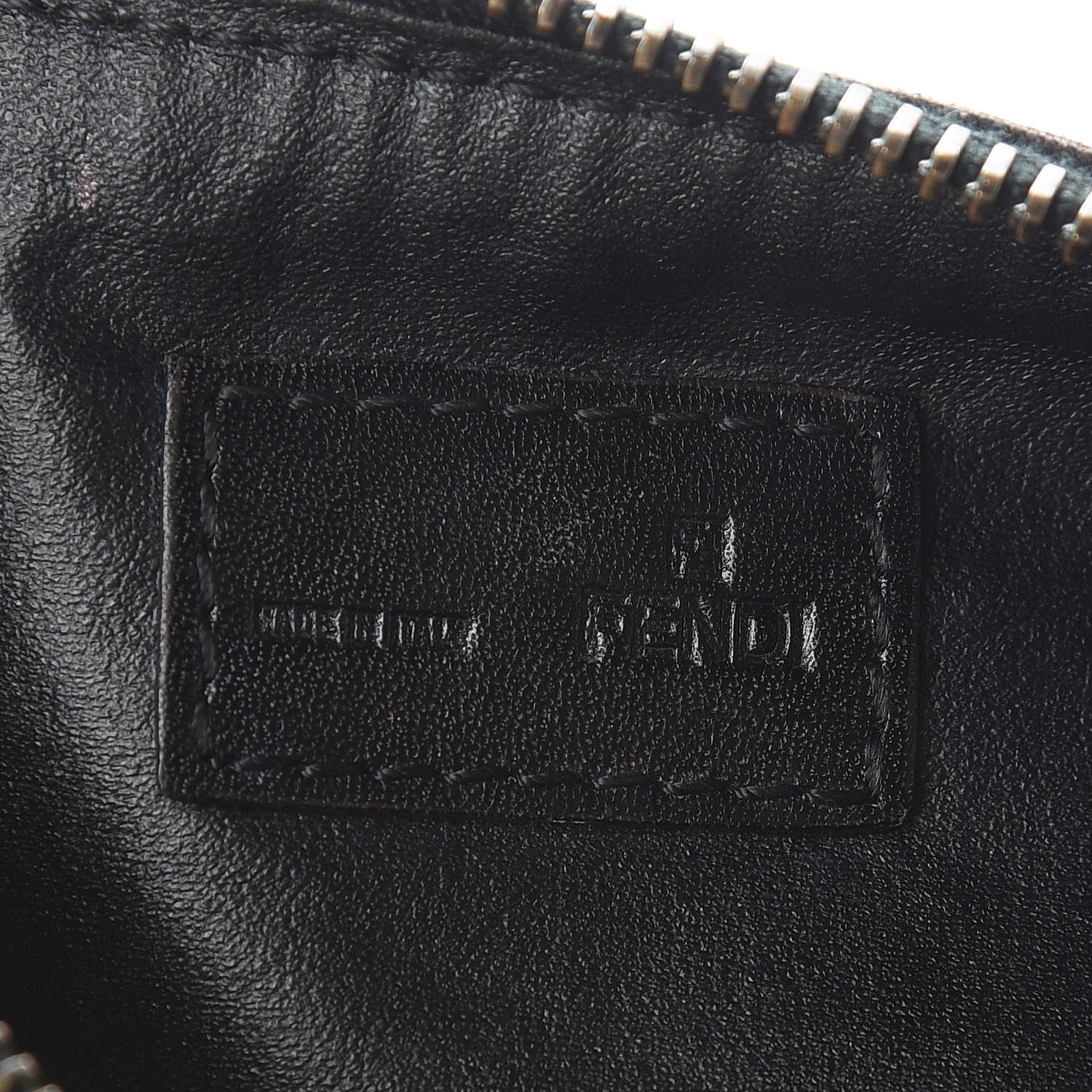 Fendi Zucchino Cosmetic Pouch Black 6 of 7
