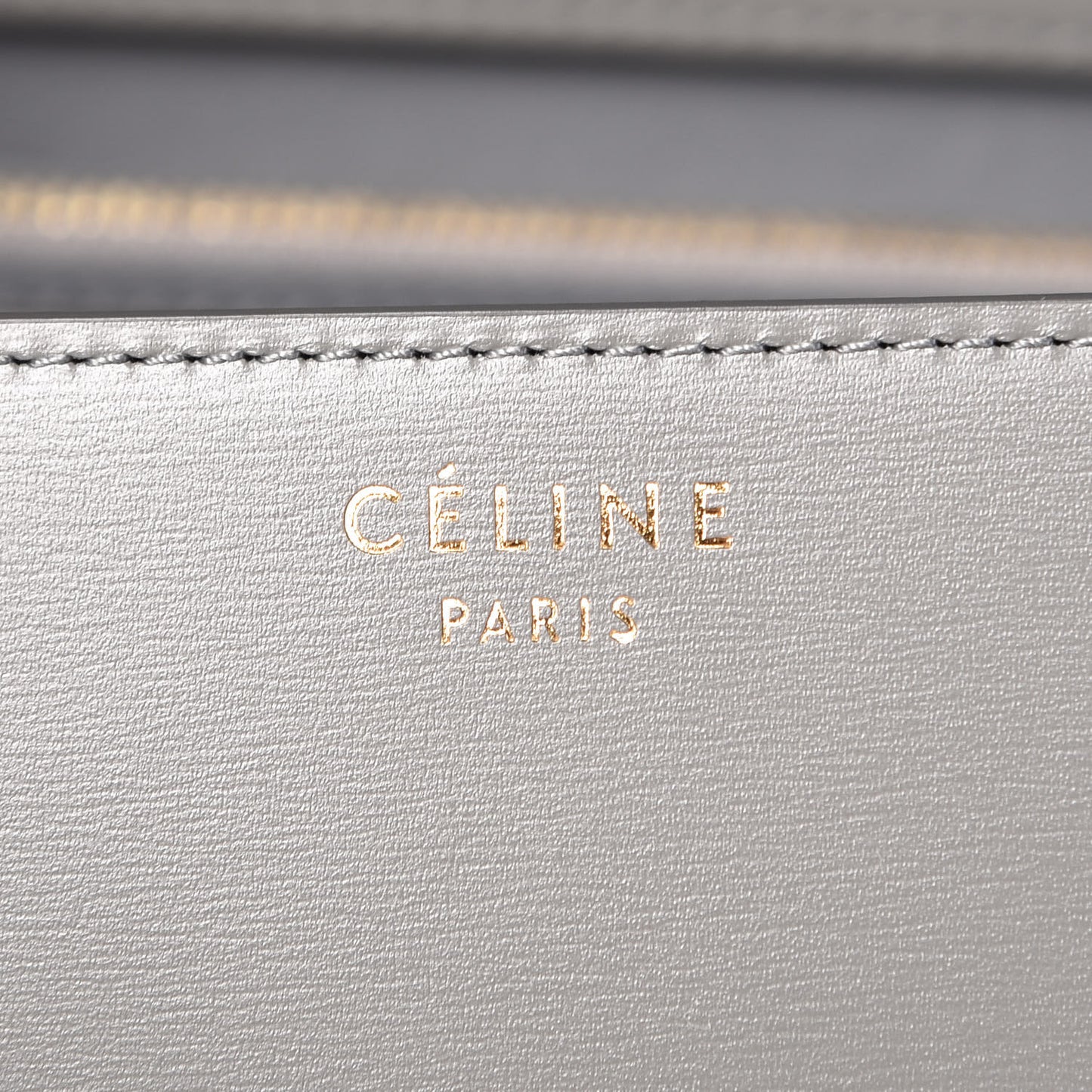 Box Calfskin Medium Classic Box Flap Bag Zinc