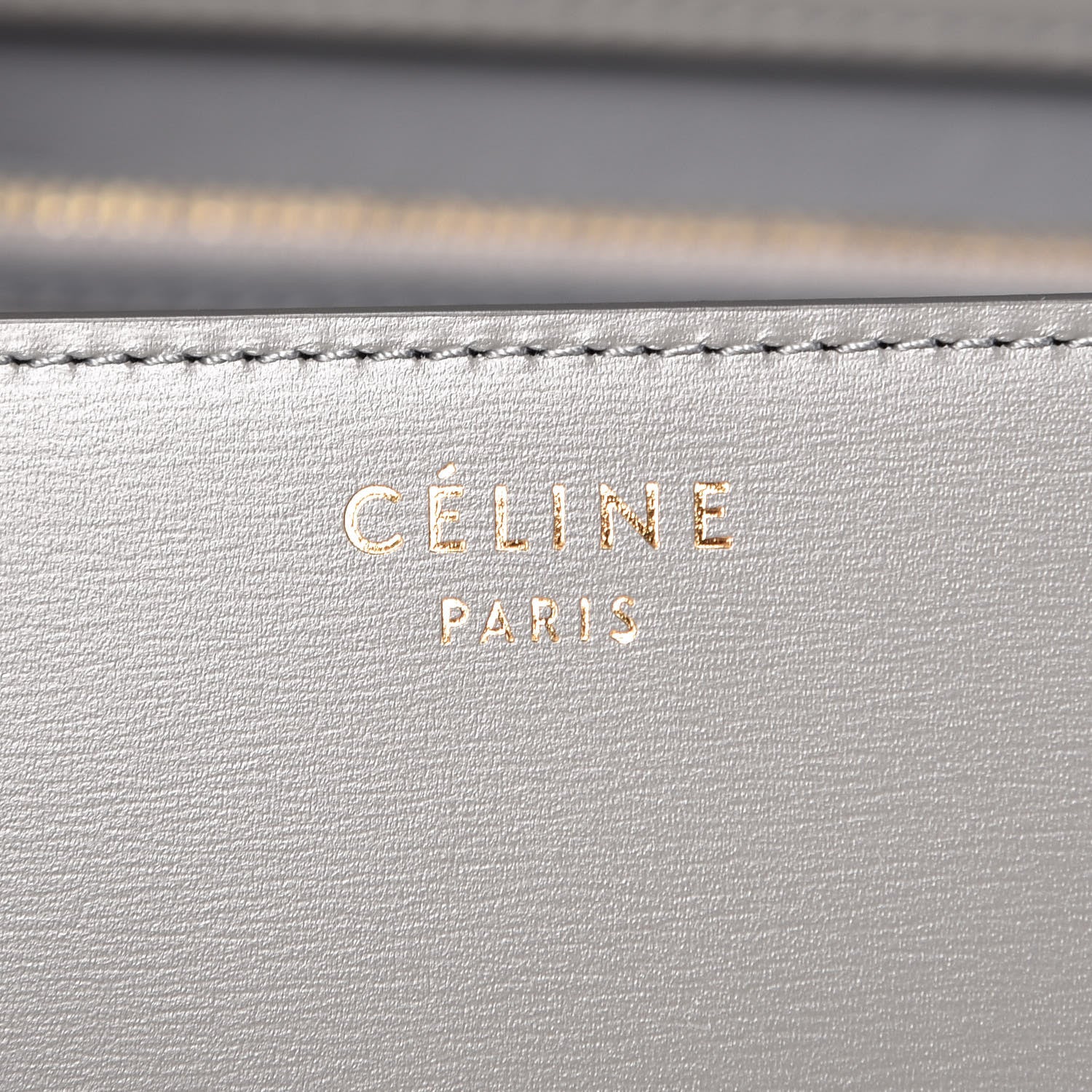 Celine Box Calfskin Medium Classic Box Flap Bag Zinc 8 of 9