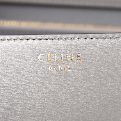 Celine Box Calfskin Medium Classic Box Flap Bag Zinc 8 of 9