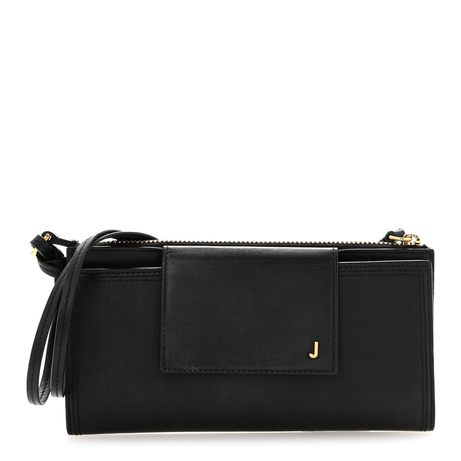 Jacquemus Calfskin Le Pichoto Shoulder Bag Black 1 of 11